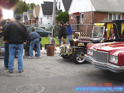 Filming a TV Land commercial 10-27-05