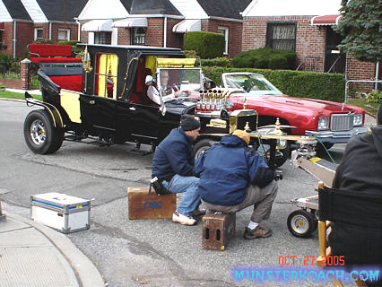 Filming a TV Land commercial 10-27-05