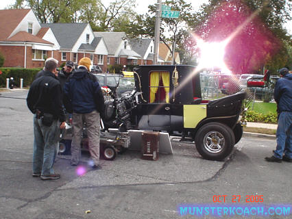 Filming a TV Land commercial 10-27-05