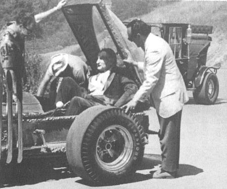 George Barris talking to Grandpa (Al Lewis)