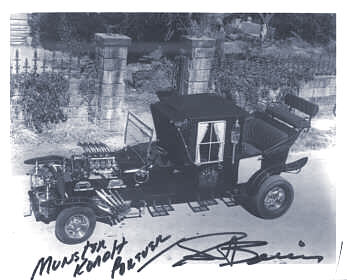 Koach picture autographed by George Barris